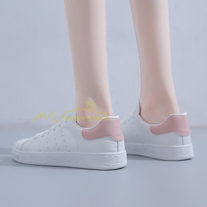 スニーカー | スニーカー レディース レディースシューズ ローカット 靴 フラットシューズ ぺたんこ ウォーキングシューズ Pu革 厚底送料無料 美脚 歩きやすい