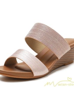 サンダル ミュール | サンダル レディース ウエッジサンダル 5cm サンダル ぺたんこ ハイヒール レディース 厚底 夏 歩きやすい お出かけ 大きいサイズ 快適 おしゃれ 痛くない