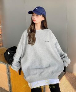 パーカー | トレーナー Tシャツ ロングT レディース トップス 切り替え 韓国 長袖 大きいサイズ おしゃれ オーバーサイズ 可愛い スウェット お出かけ ゆったり