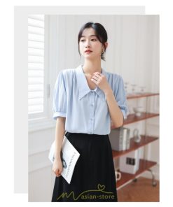 シャツ・ブラウス | ブラウス 半袖 レディース シャツ おしゃれ トップス レトロ オフィス 通勤 夏コーデ シンプル Vネック 上品 華奢見え 20代30代40代 着痩せ エレガント