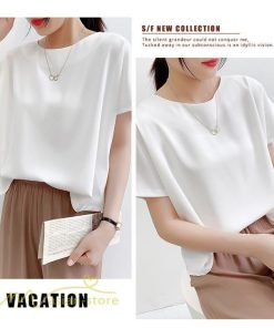 ｔシャツ・カットソー | Tシャツ レディース 半袖 カットソー ブラウス 着痩せ 無地 半袖Tシャツ クルーネック フリーサイズ 40代 可愛い 柔らか 通勤 通学 30代 着回し 20代 トップス