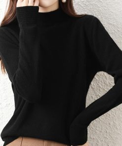 ニット・セーター | プチハイネックニットトップス レディース