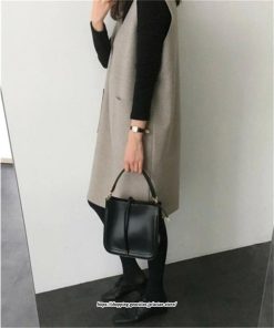 マキシ | ワンピース ジャンパースカート Vネックジャンパースカート ラシャ 着痩せ 上品 フェミニン キレイめ 通勤 おしゃれ オシャレ 40代 30代 20代 通勤 50代　