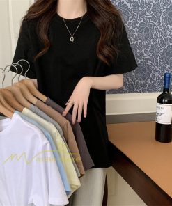 tシャツ・カットソー | Tシャツ カットソー トップス レディース 半袖 無地 春夏新作 オフィス おしゃれ クルーネック シンプル コーデ きれいめ 着痩せ 快適 20代30代40代50代 着回し