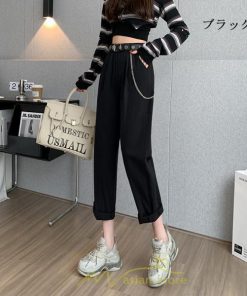 チノ・テーパード・ジョガー・スキニーパン | テーパードパンツ レディース 50代 40代 30代 20代 春 夏 秋 冬 ロング コットン ベルト付き 快適 お出かけ 着痩せ 楽チン カジュアル 体型カバー