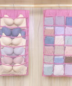その他小物 | 下着収納 省スペース ウォールポケット 大容量 両面収納バッグ 壁掛け収納袋 メッシュ 小物収納ポケット 吊り下げ収納