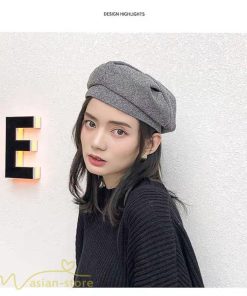 レディース | ベレー 秋新作 ベレー帽 帽子 上品 女性用 秋冬 美しい おしゃれ ひも付き ベレーキャップ 冬コーデ カジュアル 人気 女性帽子 おしゃれ 千鳥格子