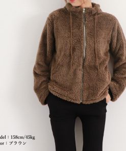 ジャケット・ブルゾン | ボアジャケット レディース 起毛ブルゾン