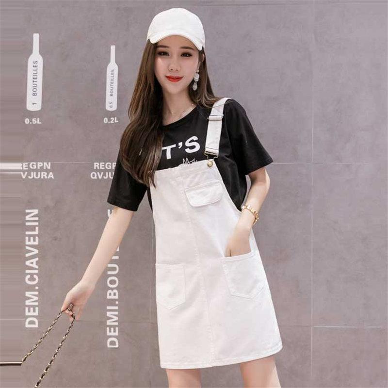 オーバーオール サロペット | ショートスカート オーバーオールスカート オールインワンスカート サロペットスカート デニムスカート ショートデニム 無地 カジュアル ゆったり