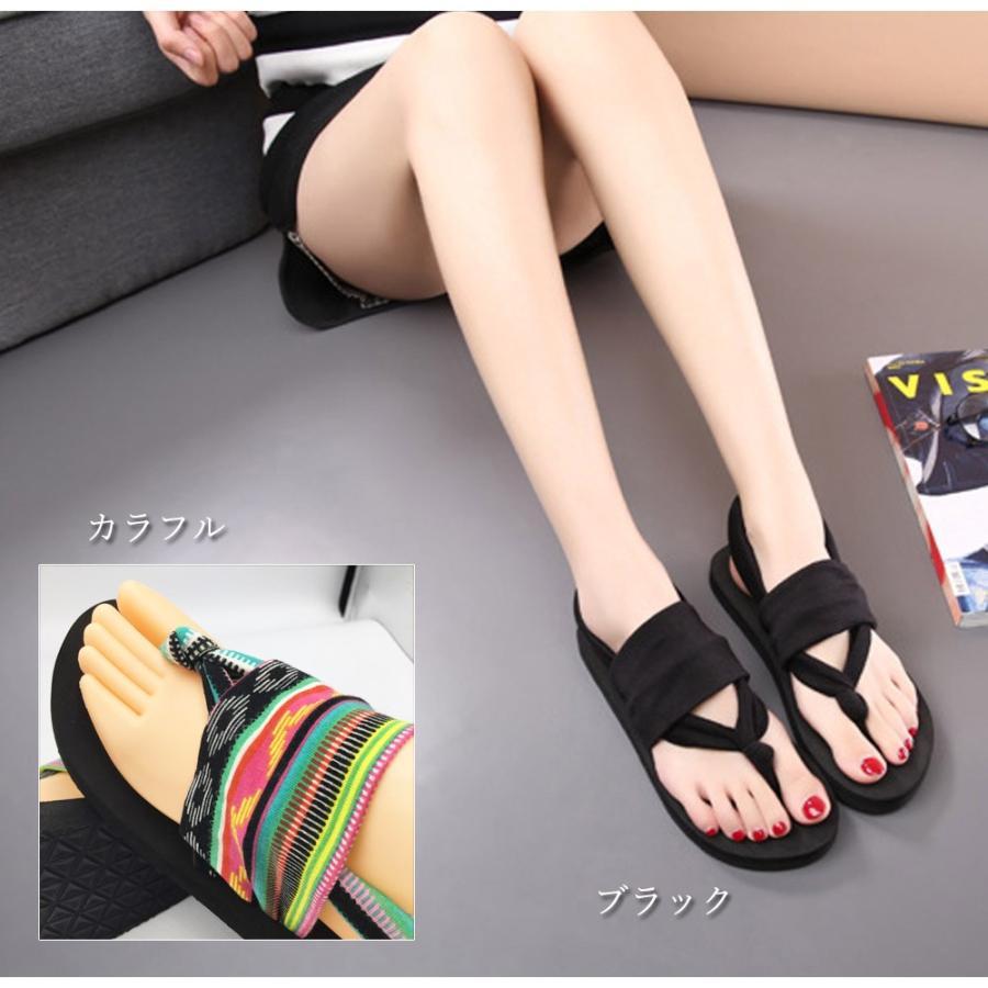 サンダル | 疲れない トングレディース フラットビーチビーサン