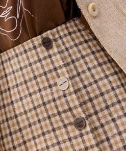 ひざ丈スカート | ハイウエスト ペンシルスカート 膝丈 チェック柄 スカート 秋冬 ミディアム丈 レディース タイトスカート