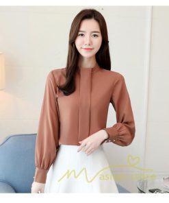 在庫ある | 短納期シフォンブラウスレディース 無地シャツ ビジネスブラウストップス オフィスフォーマルシャツブラウス 薄手 春夏衣装 通学通勤 エレガント 着痩せ OL