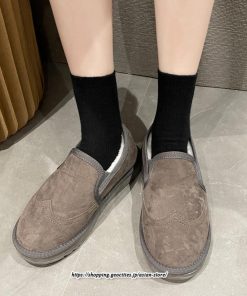 ローファー | モカシン レディース 軽量 靴 あったか シューズ 裏起毛 防寒 裏ポア カジュアル 冬 可愛い フラット 柔らかい 防寒対策