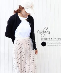 ニット・セーター | ニットトップス アウター ニットカーディガン 秋冬 長袖 無地カーデ シンプル レディース 大人かわいい ニットソー 韓国風