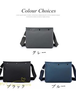 メンズバッグ | バッグ ショルダーバッグ メンズ シンプル 軽量 肩掛け ナイロン製 薄 お出かけ レディース 20代 30代 斜めがけ 小さい 40代 50代 通学 カジュアル 通勤 無地