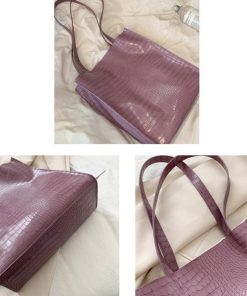 トートバッグ | トート クロコダイル柄 大容量クロコダイル柄 レディース バッグ PUレザー 肩掛け