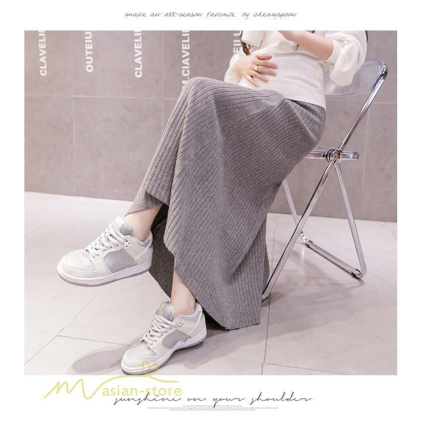 スカート | マタニティ 服 妊婦服 マタニティフレア Aライン着痩せ 産前 産後 マタニティウェア ウエスト調整 フレア 妊婦服 日常感 Aライン