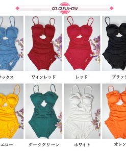 ビキニ | 韓国風ワンピース水着体型カバー大人可愛い