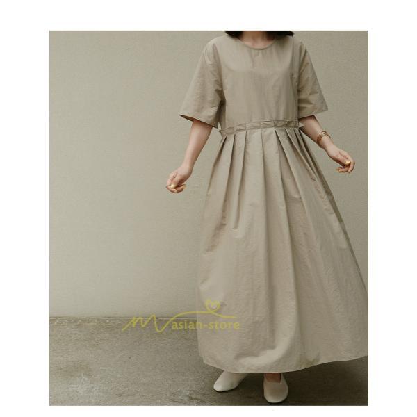 マキシ | ワンピ Tシャツ 無地 シンプル ワンピース レディース 産後 妊婦 大人 カジュアル オーバーサイズ カジュアル 韓国ファッション お出かけ ストライプ柄 通勤通学