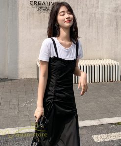 マキシ | サマーワンピース ワンピース レディース 着痩せ ノースリーブ ひざ下 カジュアル 韓国風 無地 気質 可愛い 通勤通学 ロングワンピース 20代30代40代 夏 大人