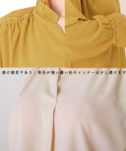 シャツ・ブラウス | 大人 夏 トップス ブラウス オフィス シャツブラウス 長袖 春 フォーマル おしゃれ Vネックブラウス ゆったり レディース