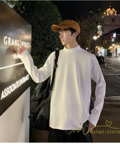 Tシャツ | ロンT メンズ ロング長袖モックネック ティーシャツ カットソー メンズ Tシャツ 長袖 カットソー 20代 30代 50代 おしゃれ 40代 メンズスタイル