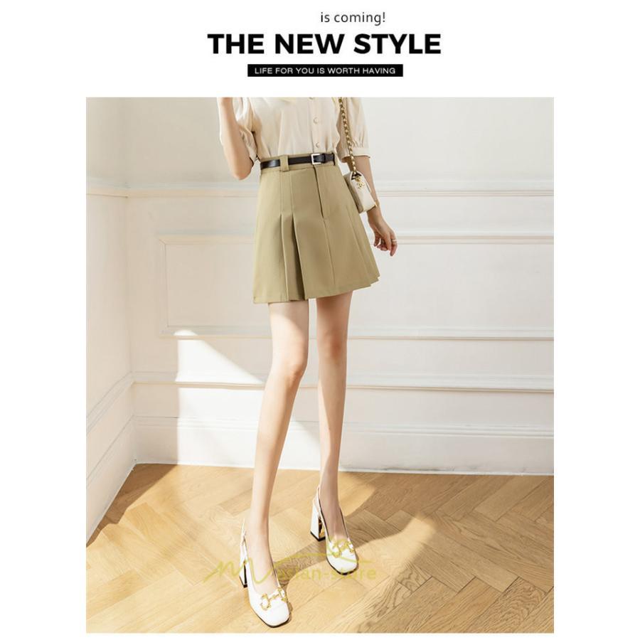 スカート | ボトムス レディース きれいめ 春夏 おしゃれ ショート丈 フォーマル 通勤 韓国風 ハイウエスト 20代30代 Aライン 着痩せ ミニスカート エレガント