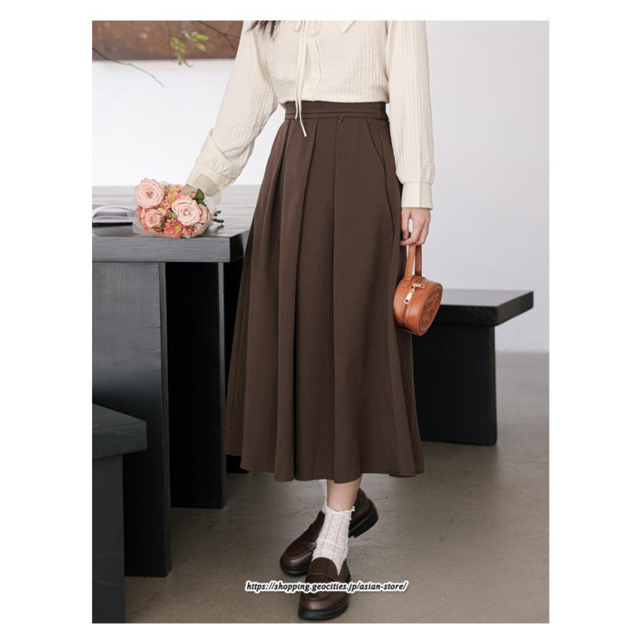 スカート | ロングきれいめ レディース ロング丈 女子会 デート 20代 30代 40代 50代 秋 冬 細見え ハイウエスト お出かけ 高見え あったか