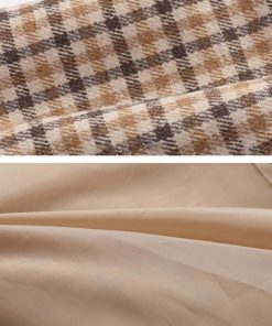 ひざ丈スカート | ハイウエスト ペンシルスカート 膝丈 チェック柄 スカート 秋冬 ミディアム丈 レディース タイトスカート