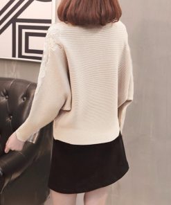 ニット・セーター | ドルマンニットトップス ボートネック上品