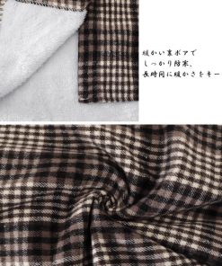 ジャケット・ブルゾン | チェック柄シャツ 裏ボア ジャケット秋冬