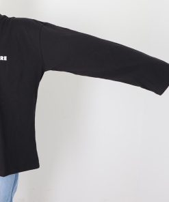 Tシャツ・カットソー | レディーストップス 英字ロゴ 体型カバー 韓国 Tシャツ ゆったり 長袖カットソー