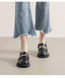 ローファー | レディース ビットカジュアルシューズ 痛くない 歩きやすい グランドトゥ 春 送料無料　夏 秋 学生靴 フォーマル コンフォート 冬 学校