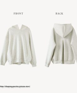 パーカー | バックパール プルオーバー 長袖 バックタック トレーナー レディース フェイクパール ゆったり フード付き 裏起毛 防風 厚手 防寒 秋冬 あったか