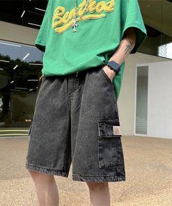 ハーフパンツ ショート | 夏パンツ デニム メンズ サマーパンツ パンツ ワイドパンツ シンプル ウエストゴム 20代 30代 お出かけ ハーフパンツ ジーパン 夏新作 ショートパンツ ジーンズ