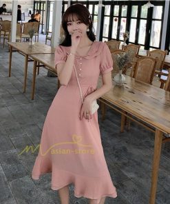 マキシ | ワンピース レディース 夏 40代 きれいめ 膝丈ワンピース 夏 半袖 ワンピ フリル ロング丈ワンピ オシャレ 着痩せ 新作 お出かけ カジュアル 通勤通学 上品 春物