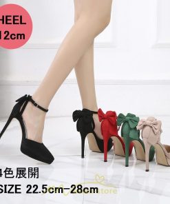 パンプス | ハイヒール レディース 靴 美脚 大きいサイズ スエード表面 パーティ 履きやすい 歩きやすい 痛くない アウトドア ストラップ付き おしゃれ 動きやすい