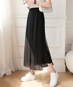 ワイドパンツ | ロングパンツ リラックス ガウチョパンツ レディース ボトムス ストレート シンプル カジュアル 着痩せ 春夏 長ズボン 20代30代40代 新作 ゆったり