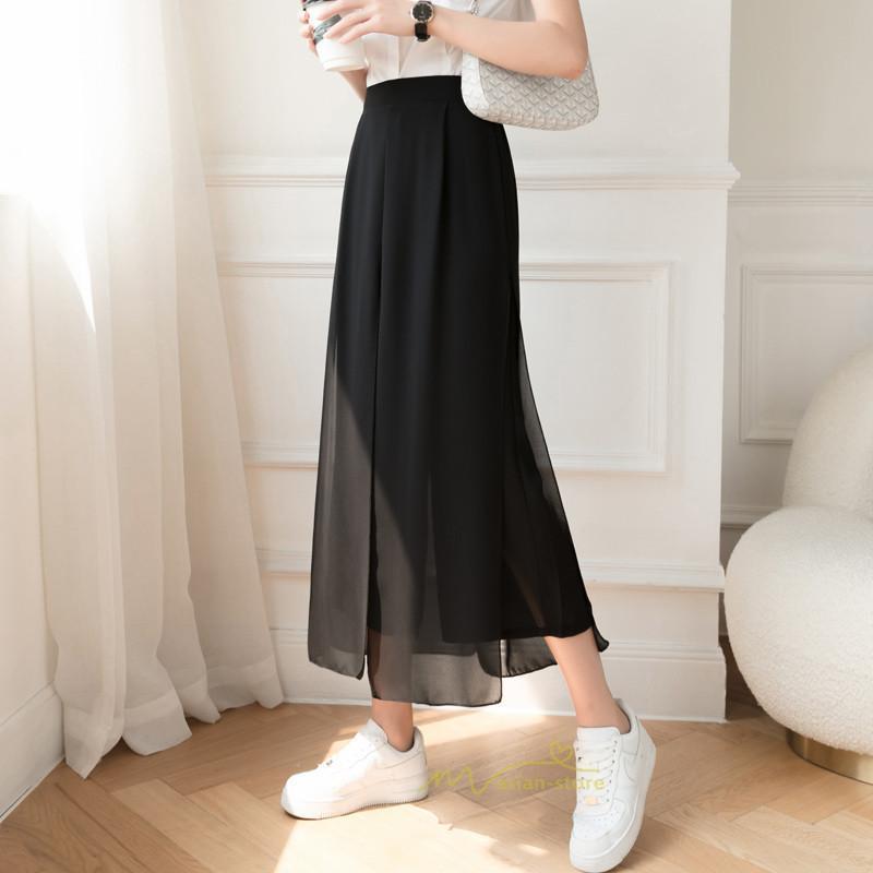 ワイドパンツ | ロングパンツ リラックス ガウチョパンツ レディース ボトムス ストレート シンプル カジュアル 着痩せ 春夏 長ズボン 20代30代40代 新作 ゆったり