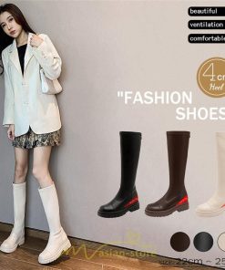 ロングブーツ | レディース ブーツ レディース かっこいい 女性 靴 シューズ 合皮レザー 歩きやすい 美脚 カジュアル 通学 おしゃれ インソール 通勤 2022