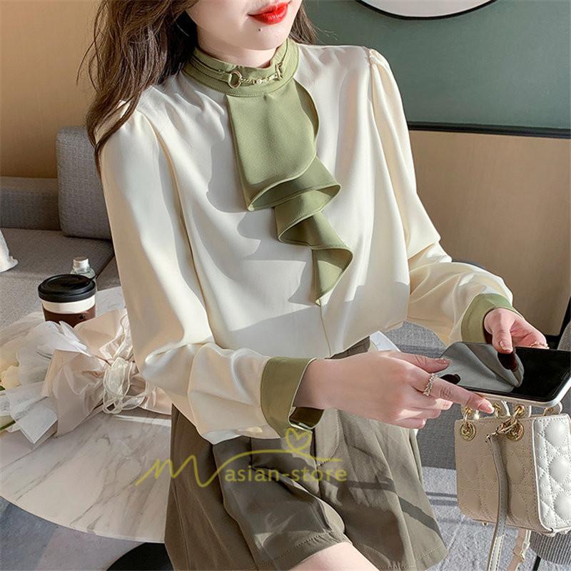 シャツ・ブラウス | ブラウス レディース 長袖 ブラウスシャツ ボウタイ フォーマル チュニック 大人 春 夏 春夏 フォーマル スーツ トップス 20代 30代 2022作 OL 高級感 母 ママ