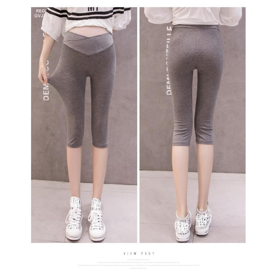 パンツ レギンス | マタニティレギンス マタニティパンツ マタニティウェア M L XL XXL ストレッチ柔らか 2020春夏 マタニティ服 七分丈パンツ