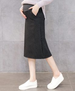 マタニティ | マタニティスカート 調整可 産前産後 妊婦妊娠 ミモレ丈スカート ママスカート 膝丈 秋服 レディース 秋スカート スカート マタニティウェア 腹包み 秋冬