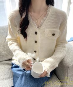カーディガン | 2022秋冬ニットアウター レディース ニットニット セーター 長袖 羽織り フロントボタン 可愛い トップス 20代40代 通学通勤