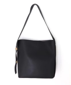 トートバッグ | ポーチ付き ショルダーバッグ ワンショルダー 肩掛け レディース ブラック ブラウン