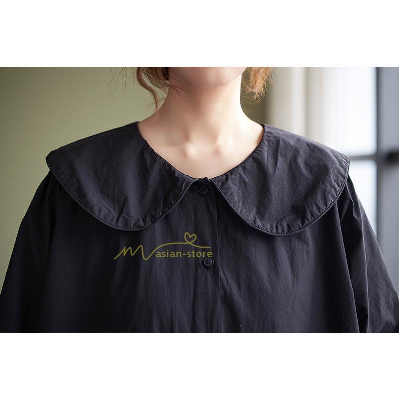 マキシ | 【大人風ロングワンピ】ワンピース レディース 夏 シンプル 無地 大人 通勤着 ロングワンピース ゆったり 20代30代40代 2022 お出かけ 着痩せ カジュアル 上品