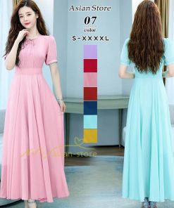 マキシ | リゾートワンピース レディース サマードレス ロング マキシ丈 半袖 ゆったり 体型カバー 20代 30代 40代 50代 無地 お出かけ 通勤通学 着痩せ 夏物 カジュアル