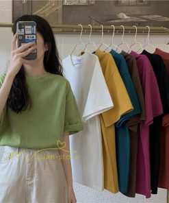 tシャツ・カットソー | Tシャツ レディース 半袖 春 夏 秋 トップス カットソー カジュアル シンプル ゆったり 20代30代40代50代 体型カバー 通勤通学 着回し 無地人気 お出かけ 上品