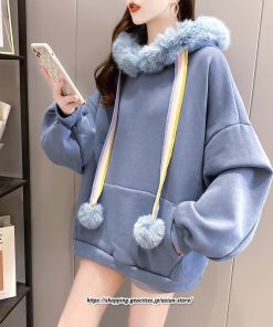 パーカー | レディース 裏ボア 裏起毛 防寒 フード付き スウェット トップス 秋 冬 あったか ゆったり 韓国風 カジュアル 体型カバー 暖かい 安い
