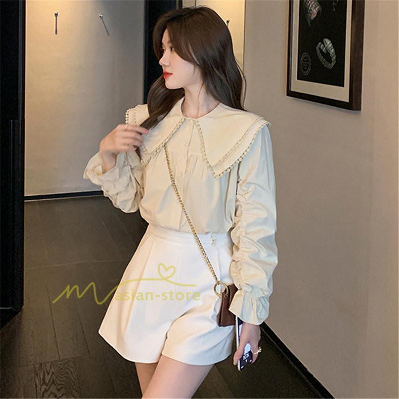 シャツ・ブラウス | ブラウス シャツ レディース 40代 上品 ブラウス きれいめ 通勤 OL ビジネス ゆったり 韓国ファッション カジュアル 2022 20代30代 夏物 着回し お出かけ 激売れ